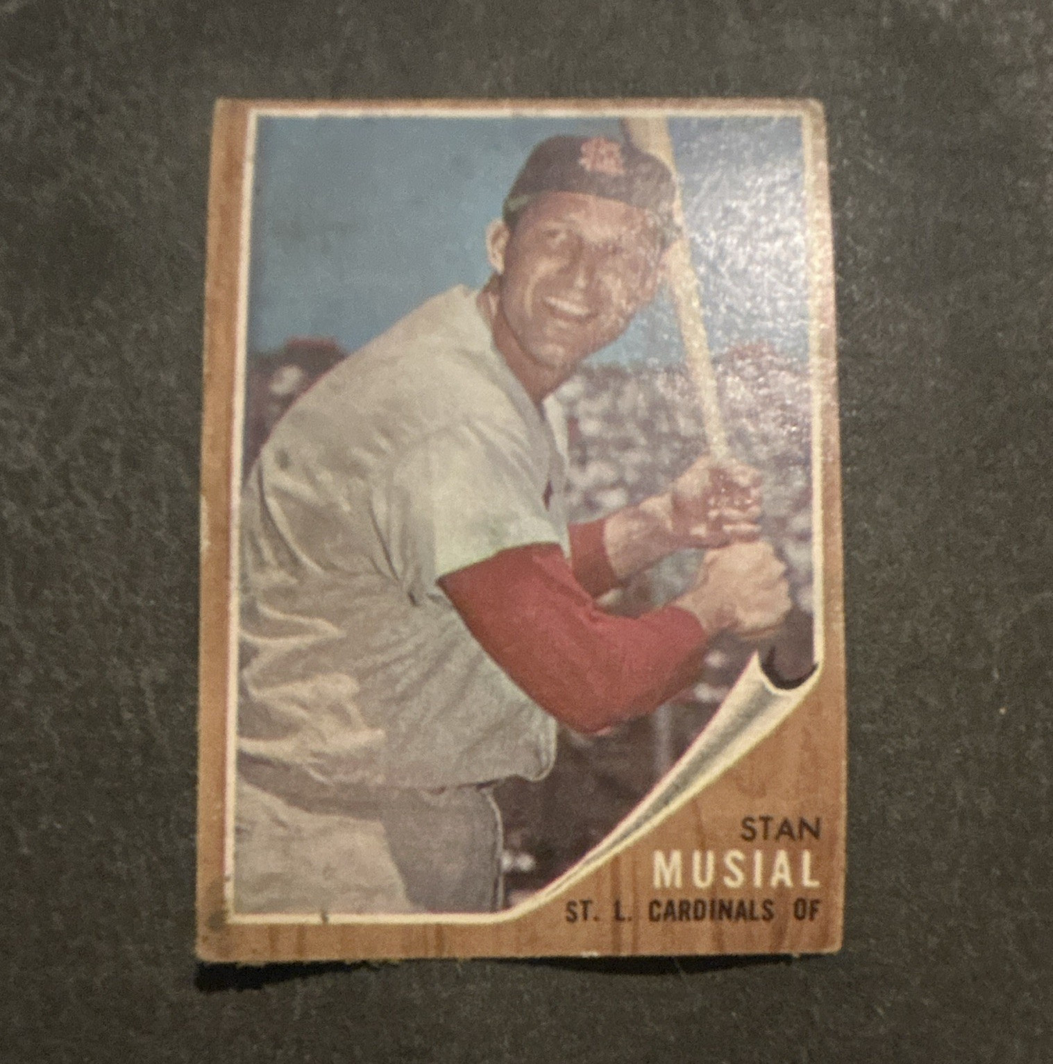 Topps 1962 Stan Musial #50 St. Louis Cardinals Baseball Base Set Card