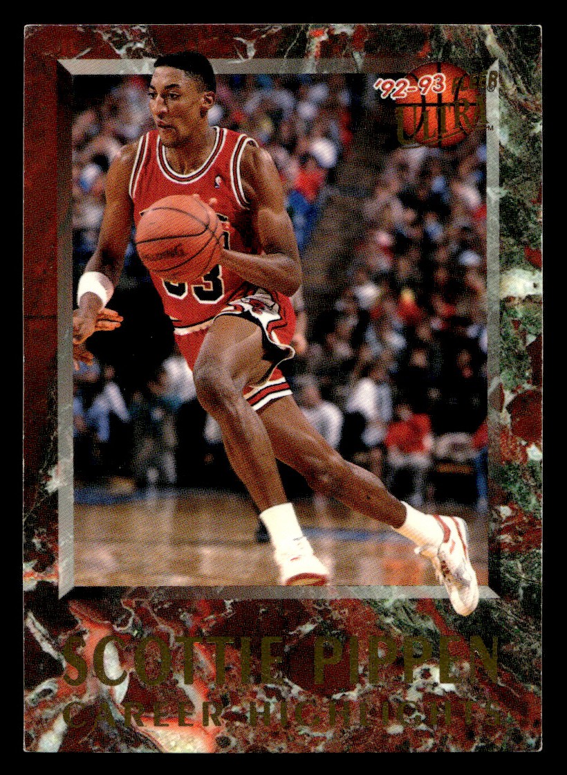 1992-93 Fleer Ultra – Scottie Pippen #4 Basketball Sports Card Raw Trading Card