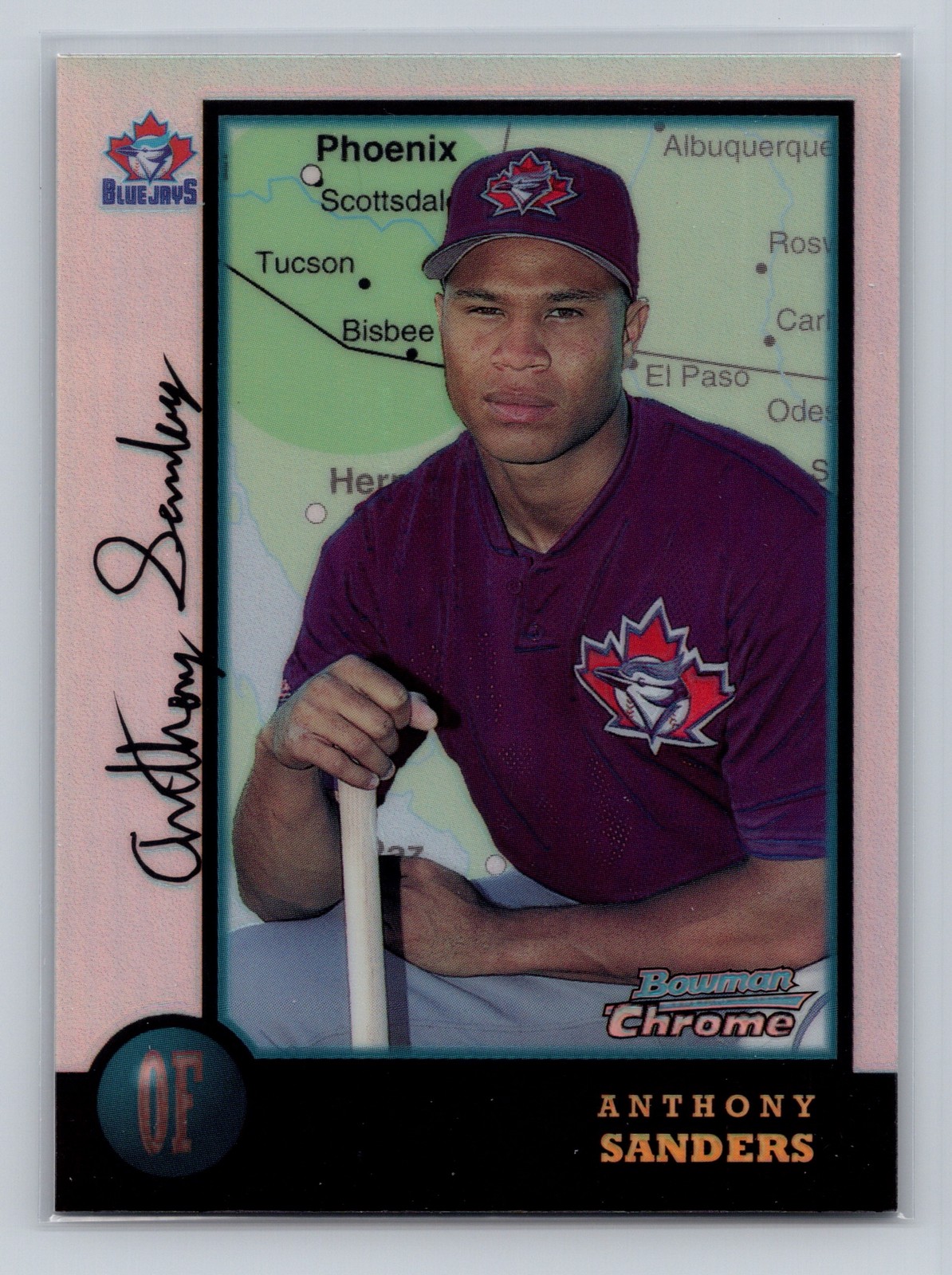 1998 Bowman Chrome #95 Anthony Sanders International Refractors