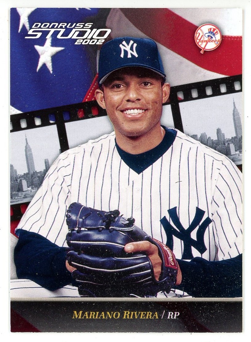 2002 DONRUSS STUDIO #109 MARIANO RIVERA YANKEES BASE NM FRONT BACK & PICS