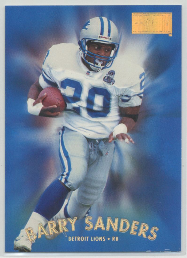 Barry Sanders 1997 Skybox Premium Inside the Numbers #7 Detroit Lions