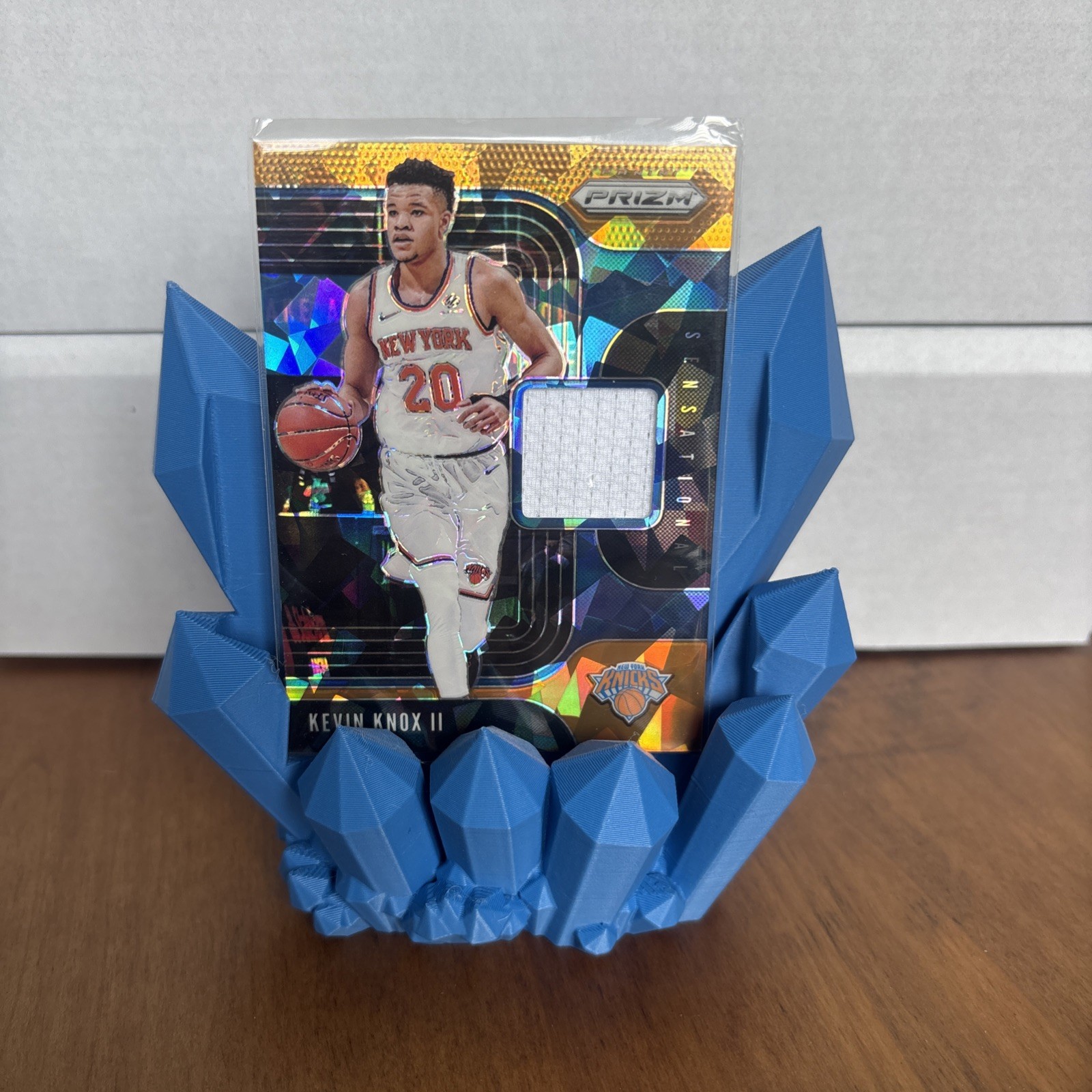 2019-20 Panini Prizm Player Worn Orange Ice Kevin Knox (SS-KKX) Sensational