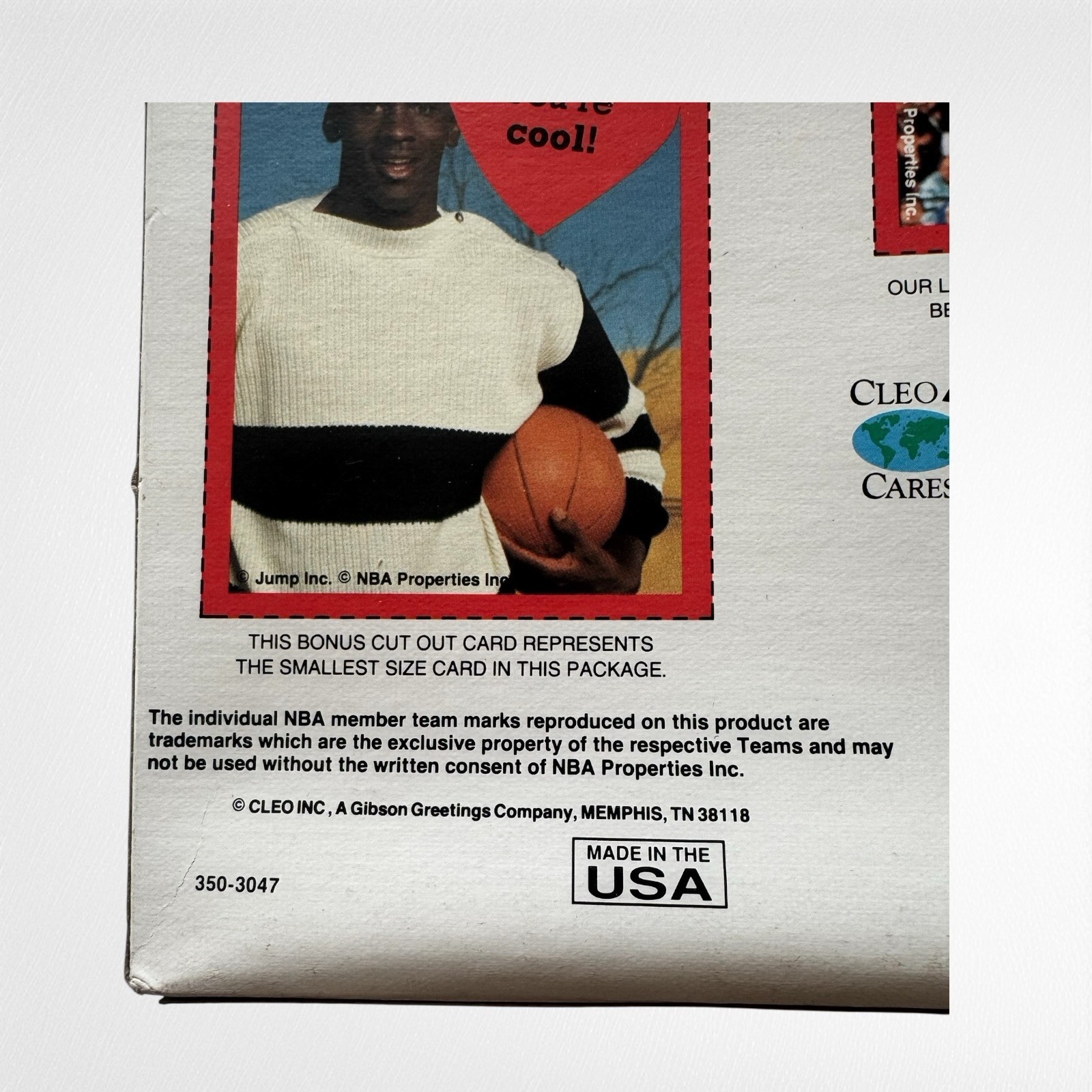 Pair Of Michael Jordan 1990s CLEO Valentine Card Set 38 Cards NBA Bulls