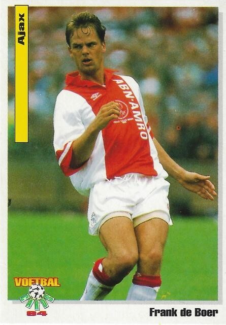 1993 – 1994 Panini Dutch Voetbal – Ajax (1 – 16) – Netherland / Holland