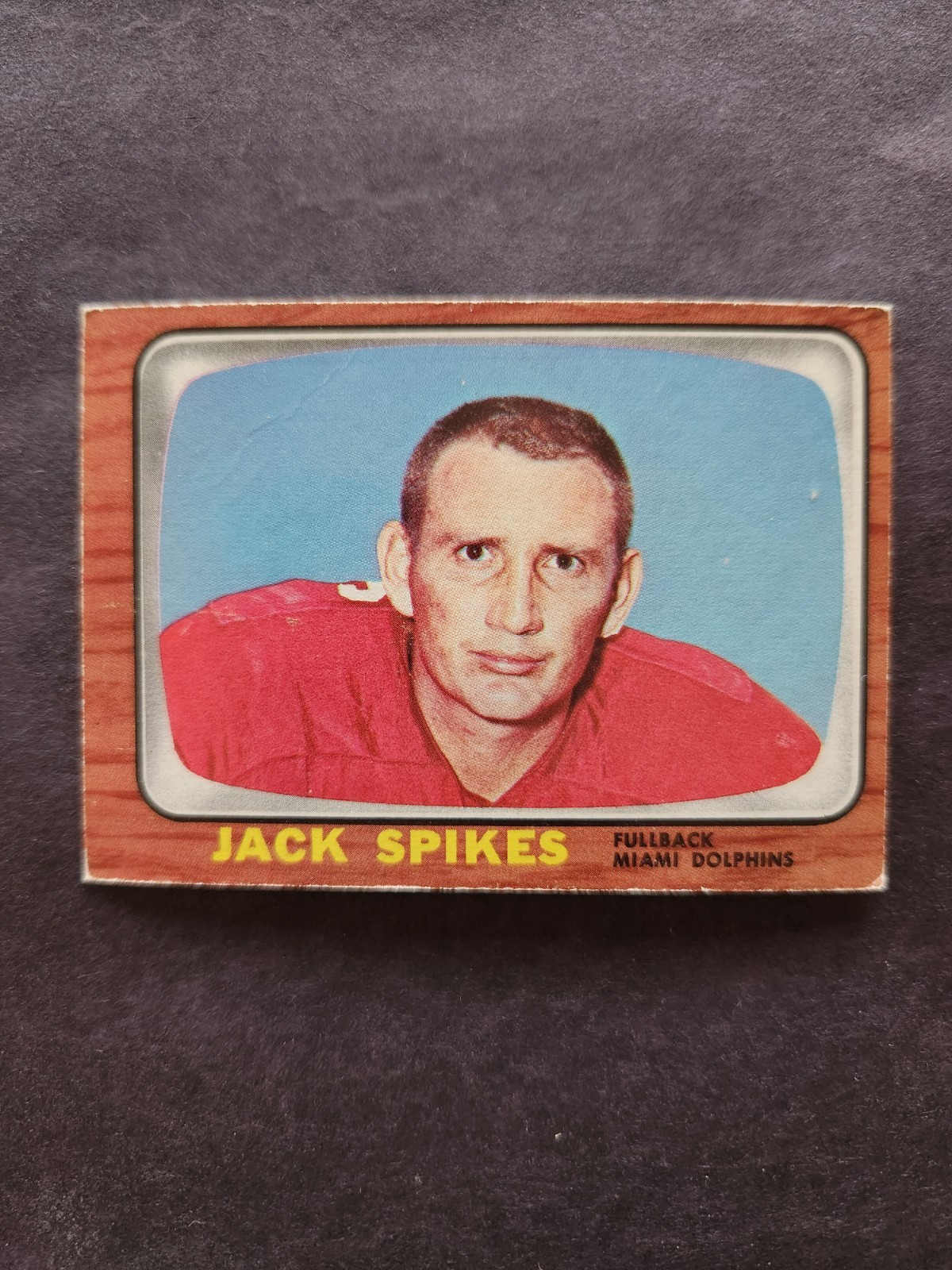 1966 Topps Football – Jack Spikes #84 – VG