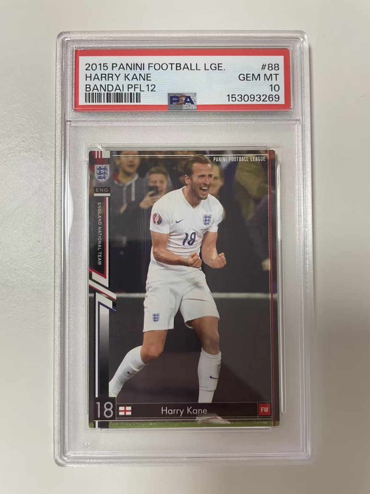 2015 Panini Football League PFL Harry Kane Rookie Card RC PSA 10 GEM MT