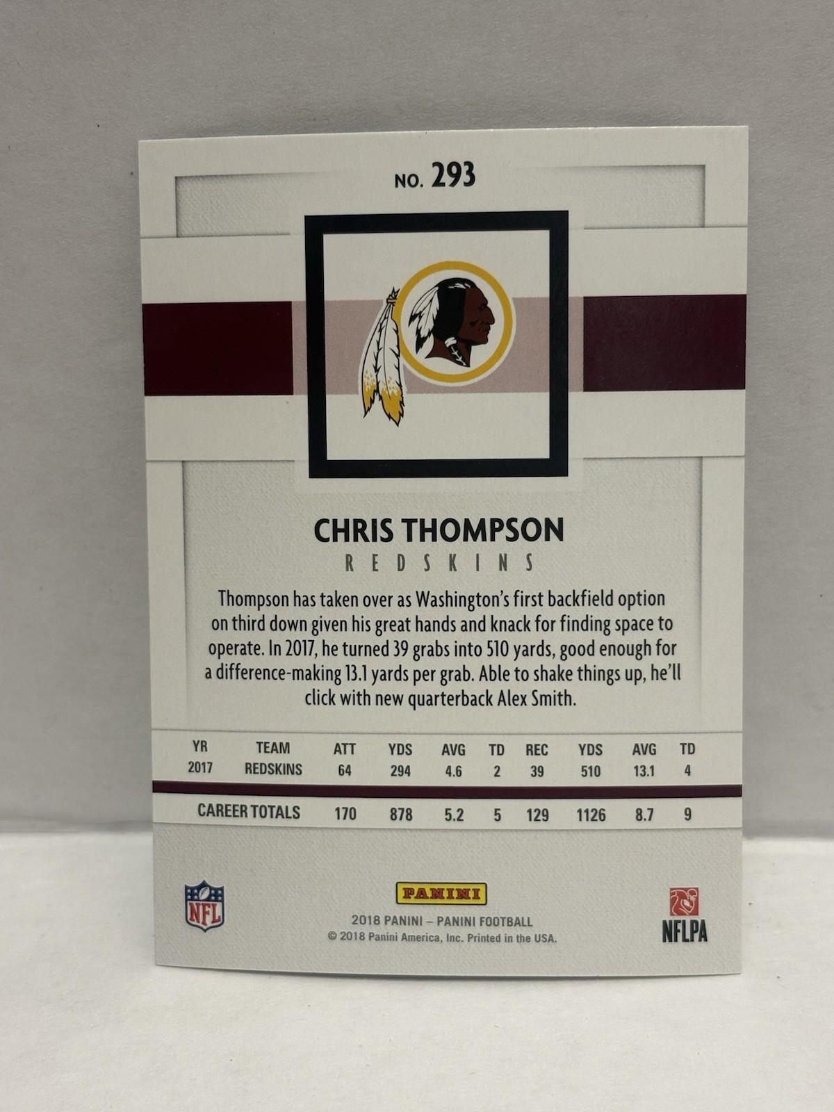 2018 Panini American Football Card NFL various players various teams A3
