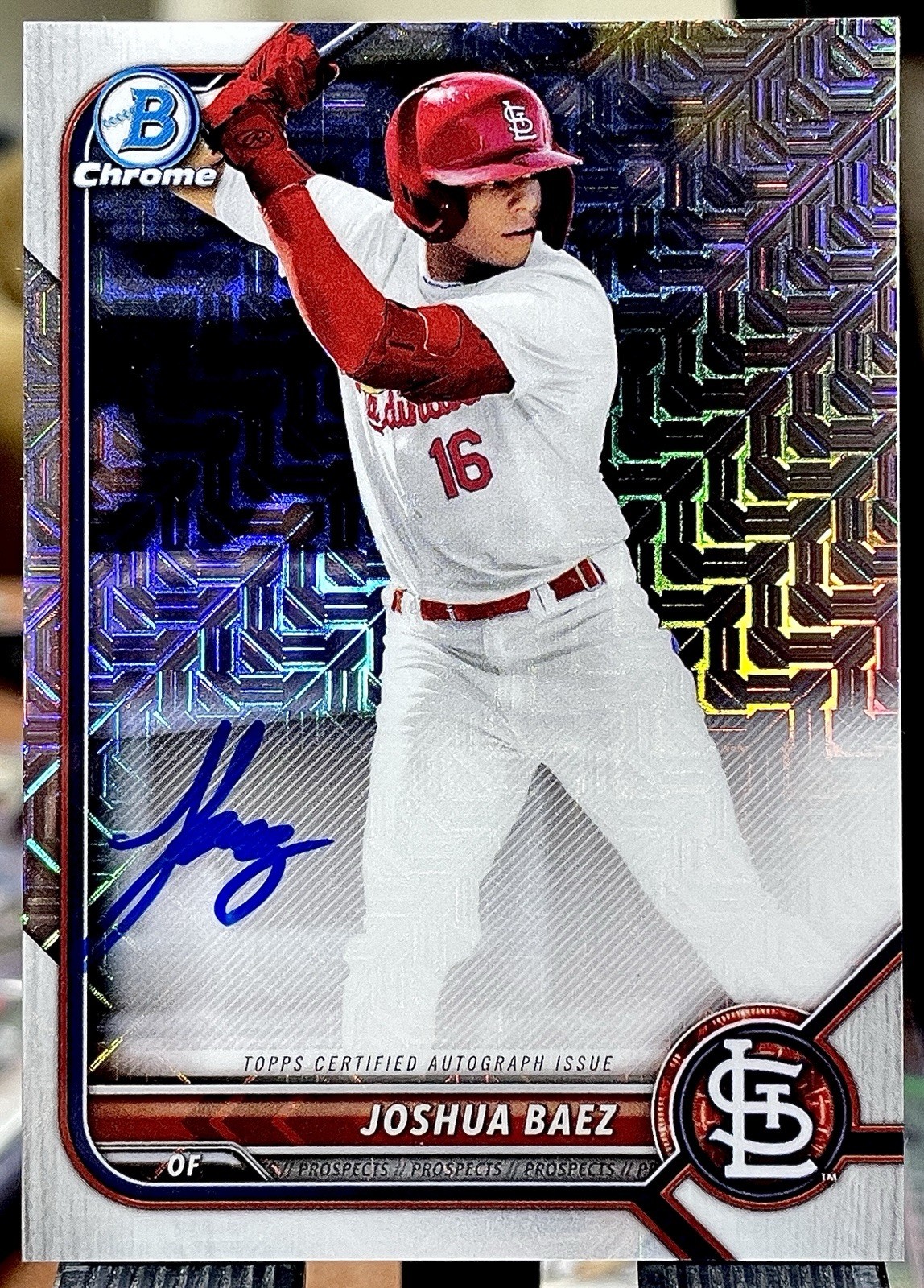 2022 Bowman Chrome Mega Box Joshua Baez 1st Mojo Auto SP 🔥 BMA-JB
