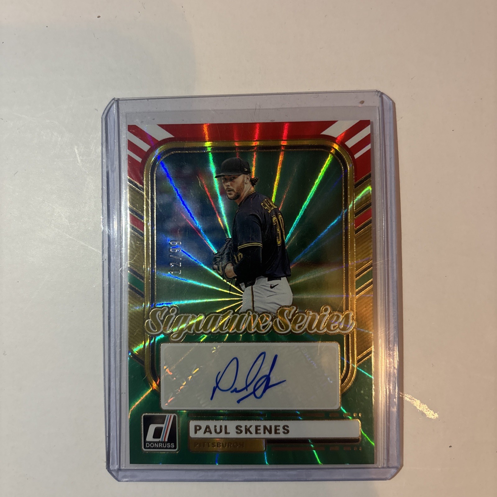 2026 Donruss Paul Skenes /99 Signature Series SS-PS Pirates Auto #12/99