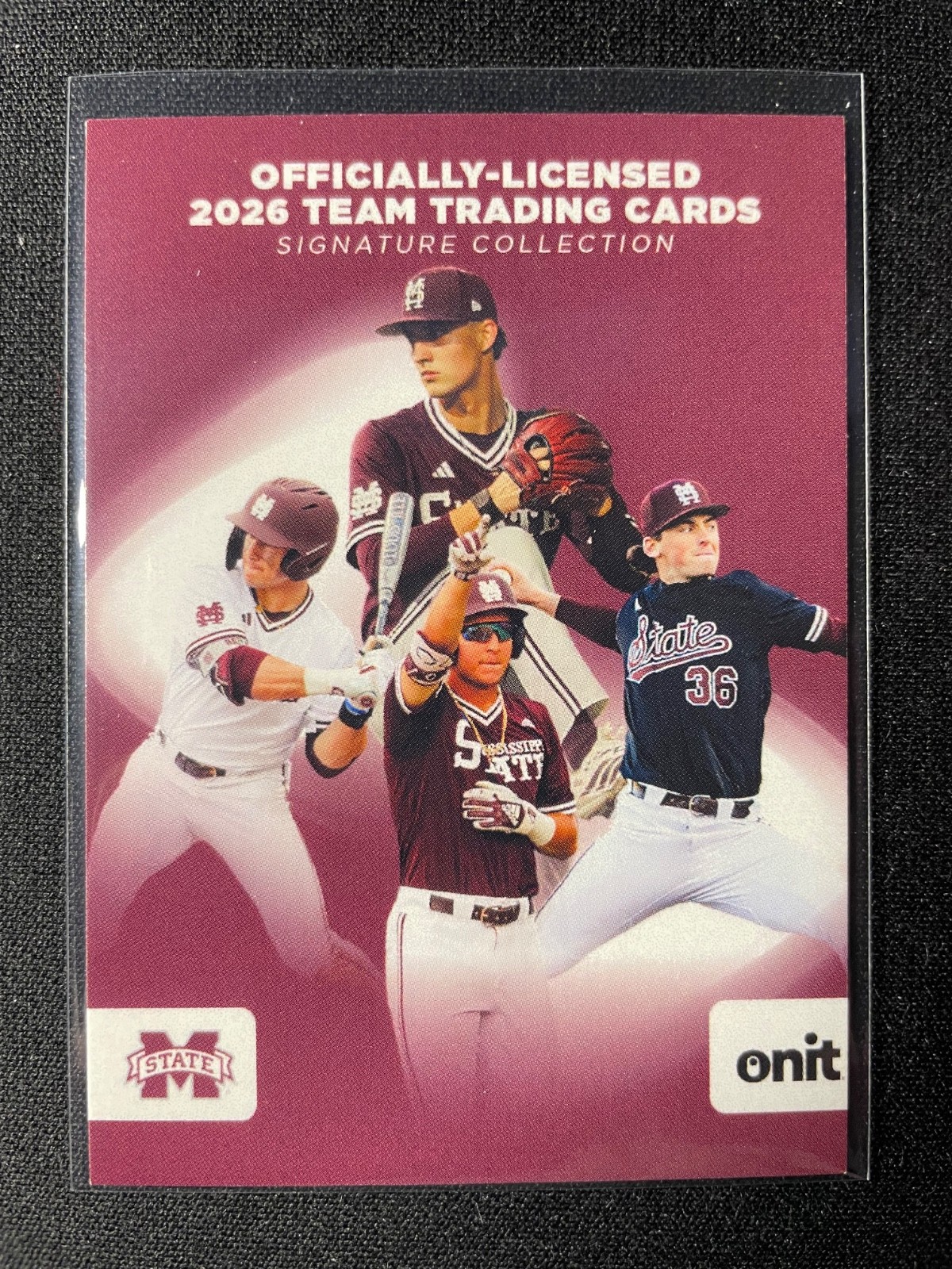 2026 Onit Athlete Mississippi State Bulldogs Baseball You Pick Free Shipping!!!