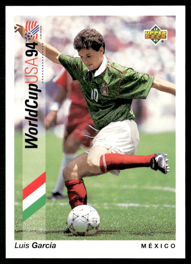 Luis Garcia 1993 Upper Deck World Cup Preview English/Spanish Promos #WC-P6