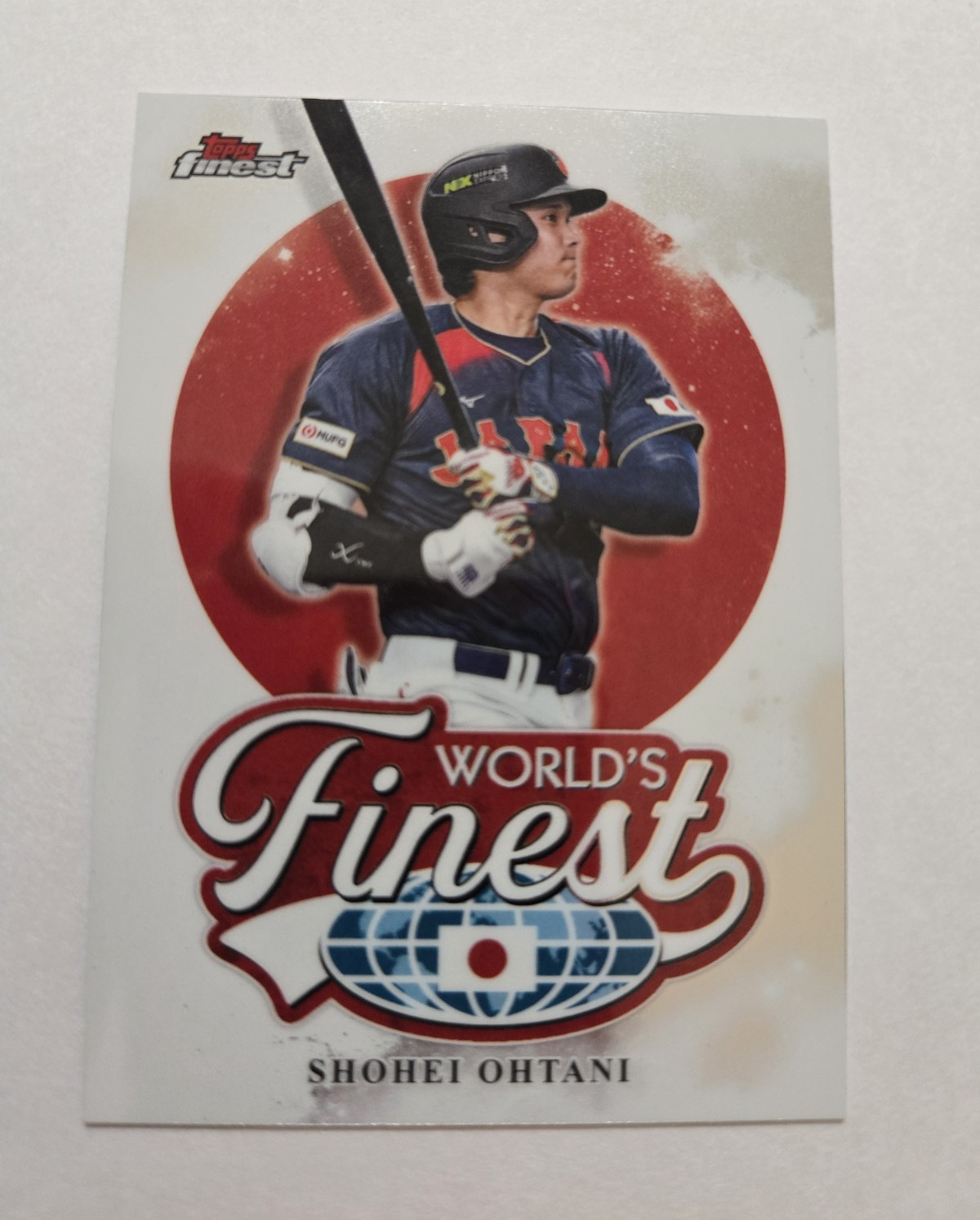 Topps Finest 2026 Shohei Ohtani World’s Finest Insert WF-22 Japan WBC