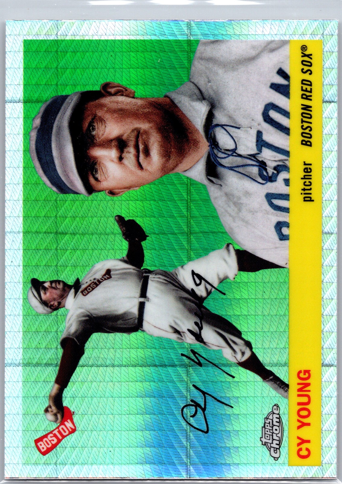 2025 Topps Chrome Platinum Cy Young #251 Prism Refractors – Boston Red Sox