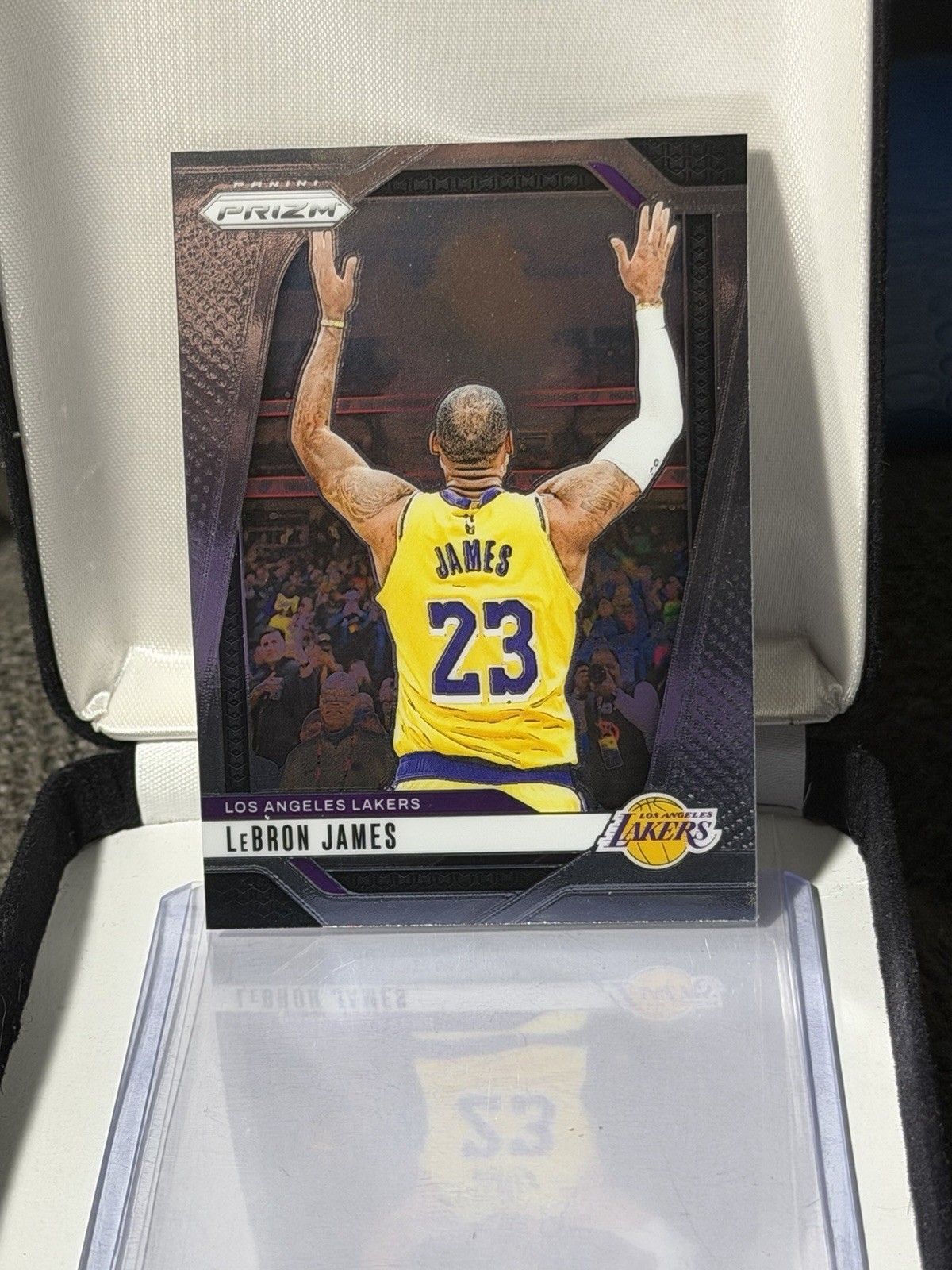 Lebron James #130 • 2024 Panini Prizm “Chalk Toss” Silver Prizm NEAR-MINT/MINT