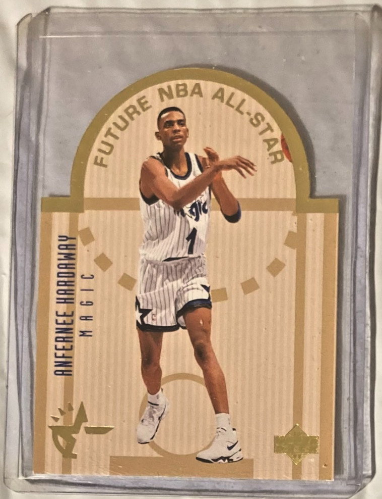 1994 UD SP BASKETBALL #E12 MAGIC ANFERNEE HARDAWAY DIE-CUT RC SWEET CARD