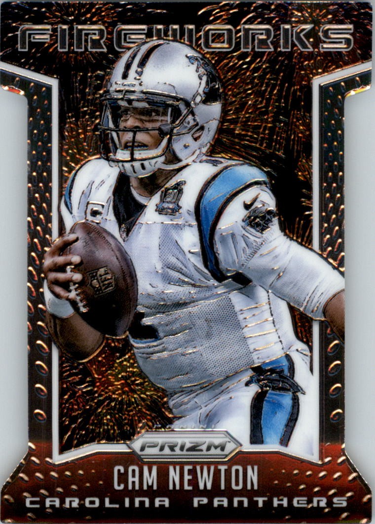 2015 Panini Prizm Fireworks #9 Cam Newton FB