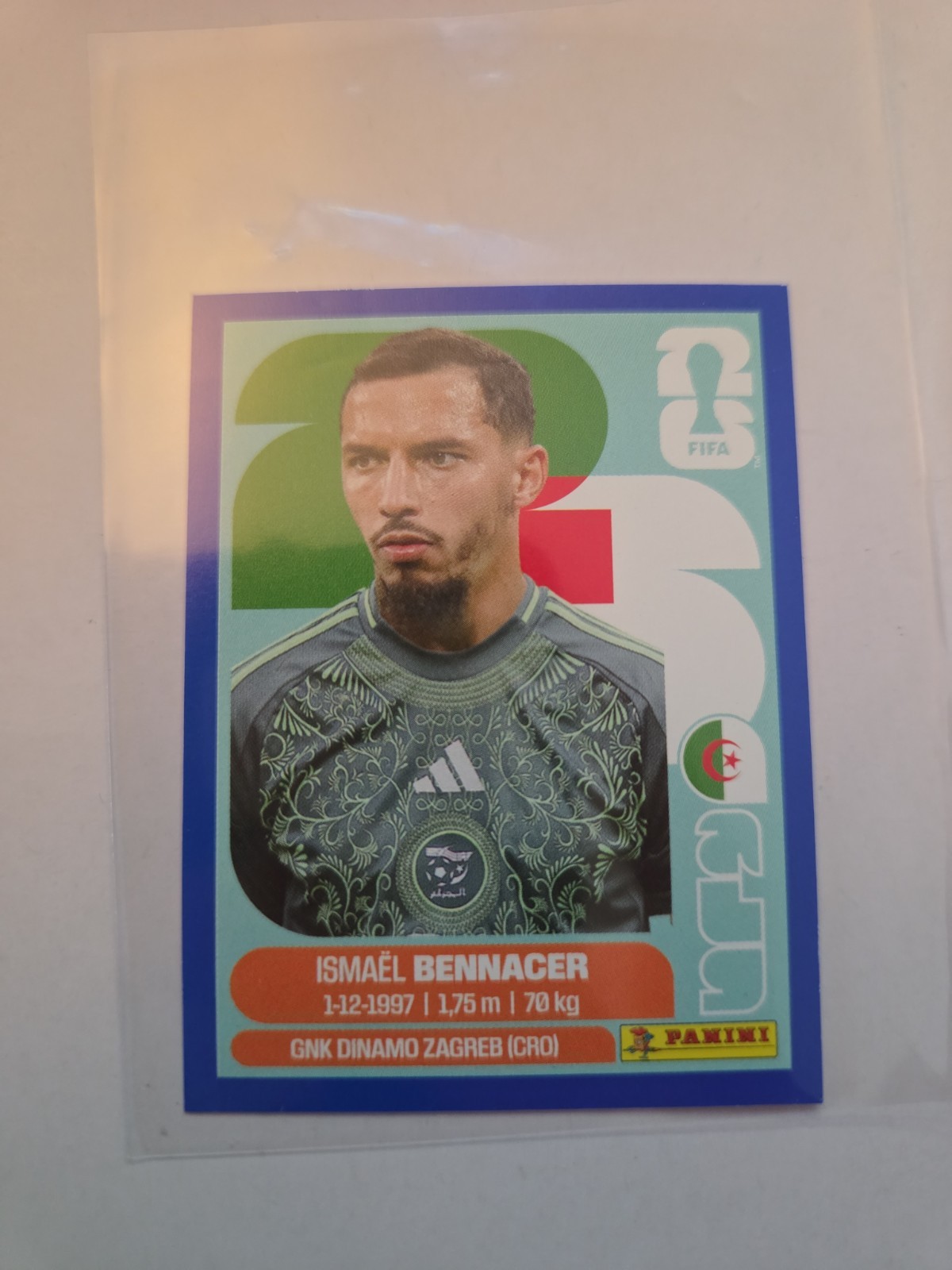 2026 Panini FIFA World Cup Stickers #ALG8 Ismael Bennacer