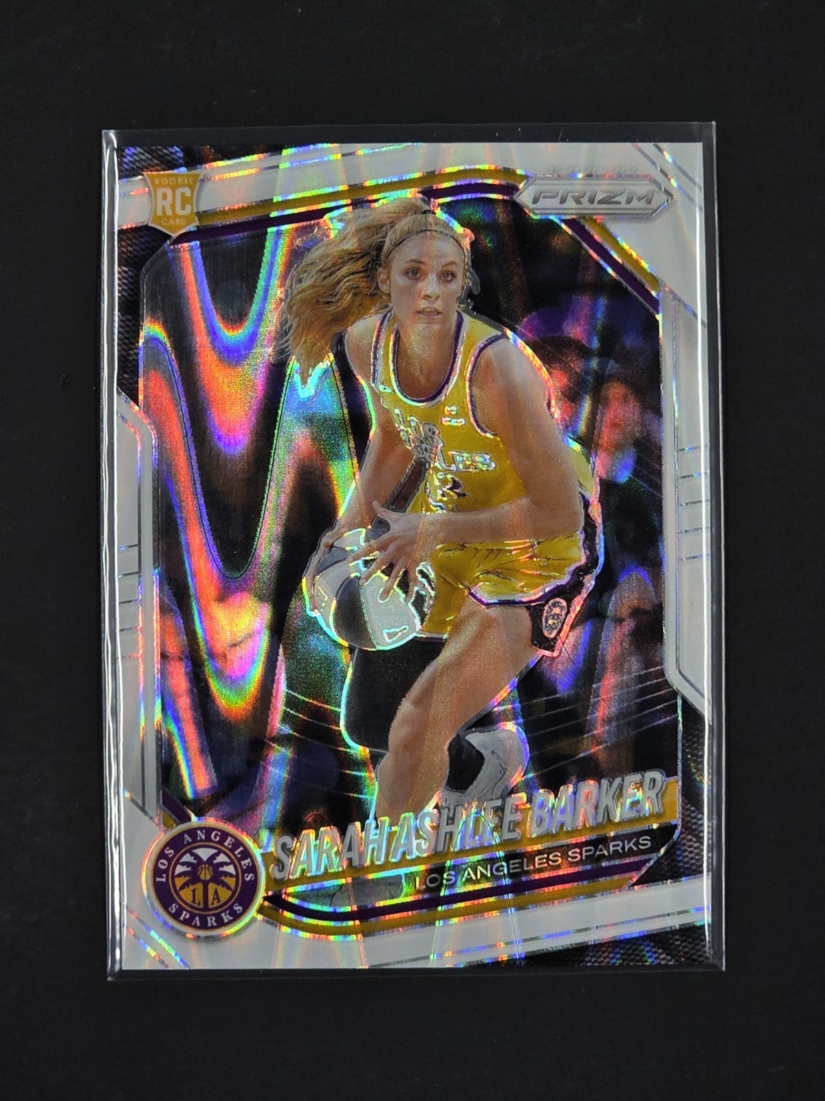 2025 Panini Prizm WNBA – Sarah Ashlee Barker #31 White Seismic Prizm (RC)