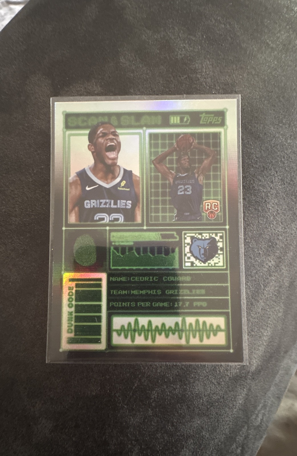 2025-26 Topps – Scan and Slam Cedric Coward #SS-36 (RC)