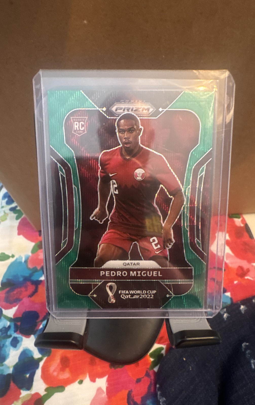 2022 Panini Prizm World Cup Qatar – Pedro Miguel #189 Green Wave Prizm