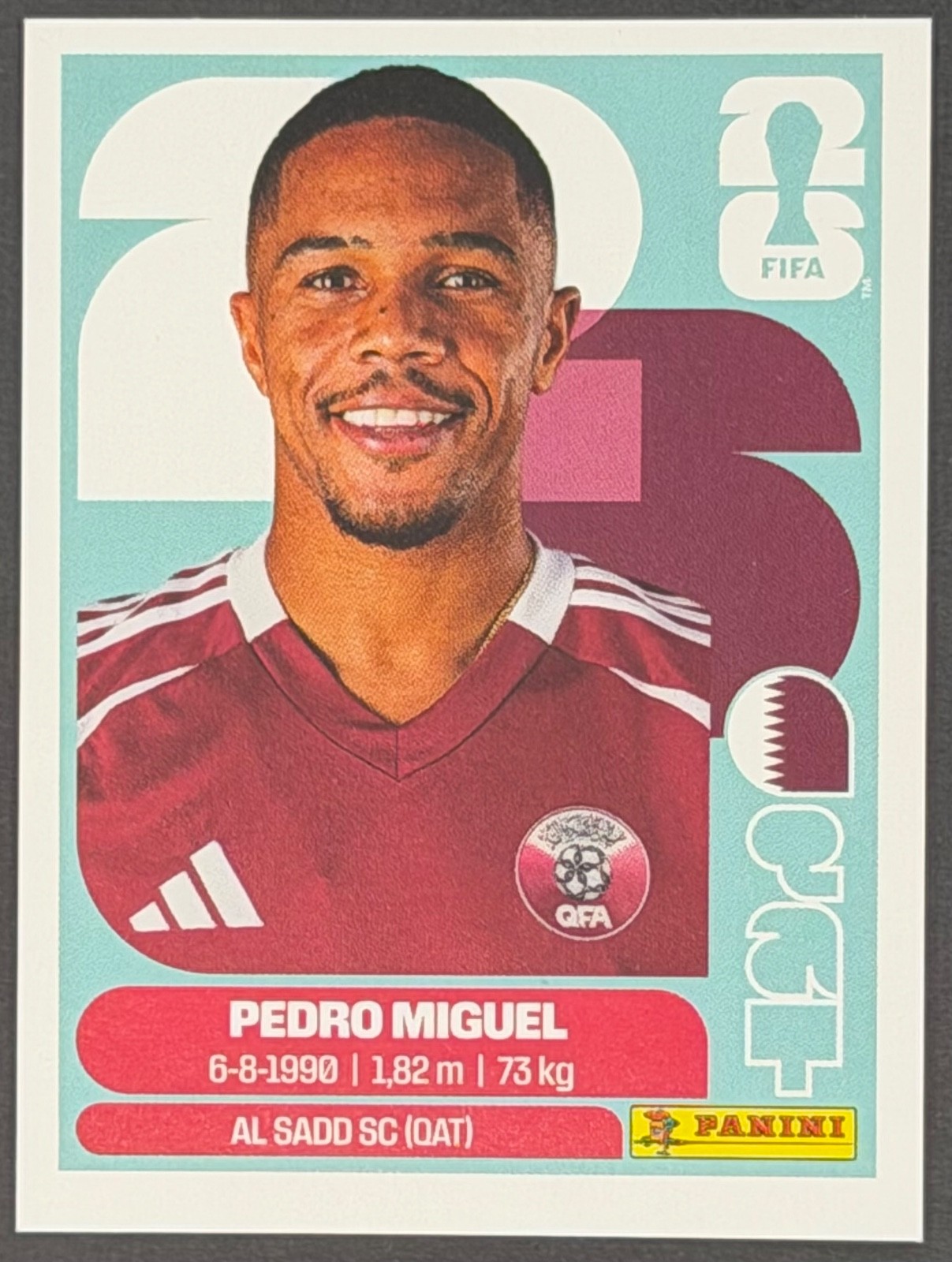 Panini FIFA World Cup 2026 Sticker QAT7 Pedro Miguel – Qatar
