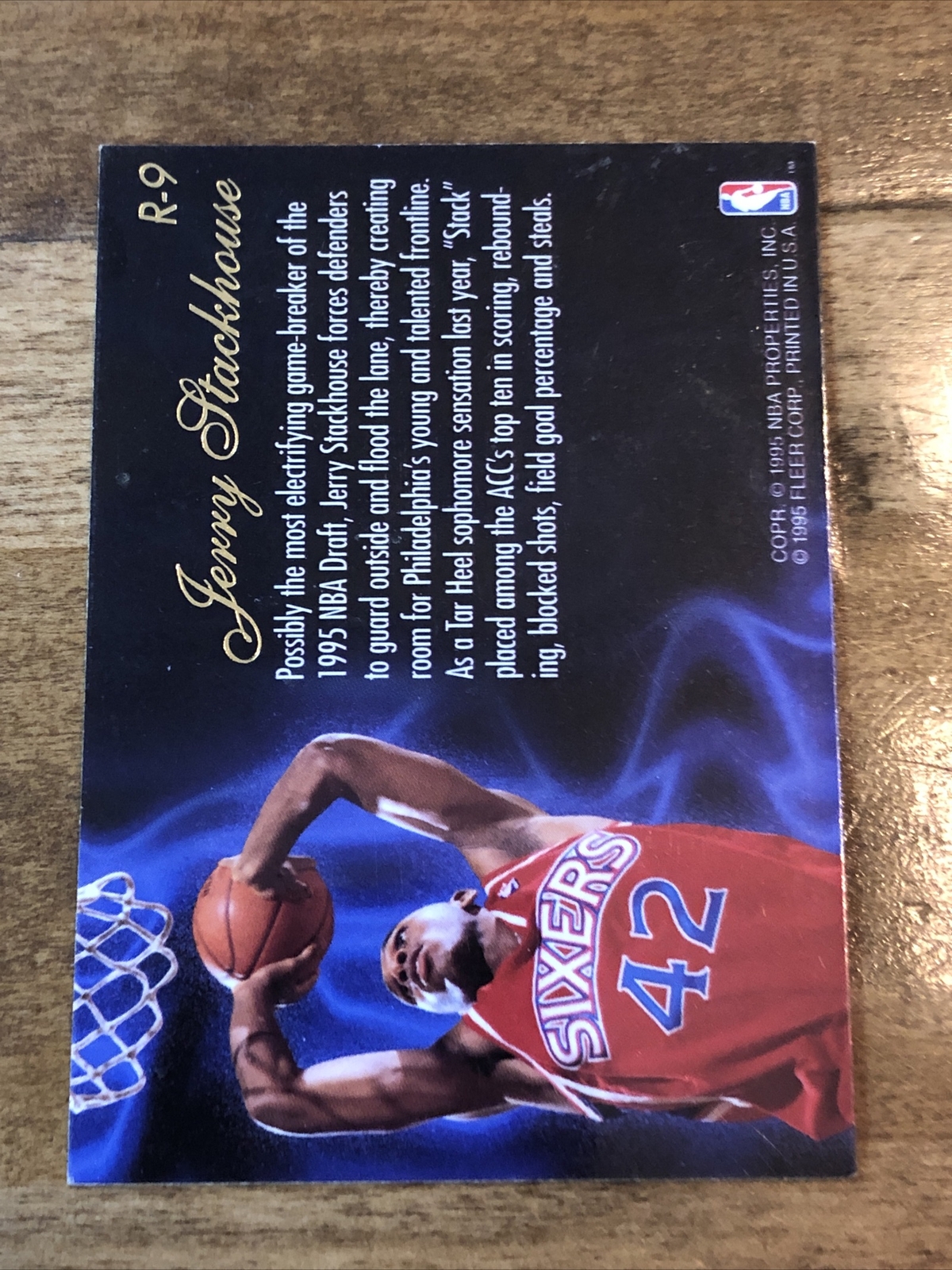 1995-96 Flair Class Of ‘95 Jerry Stackhouse Rookie #R-