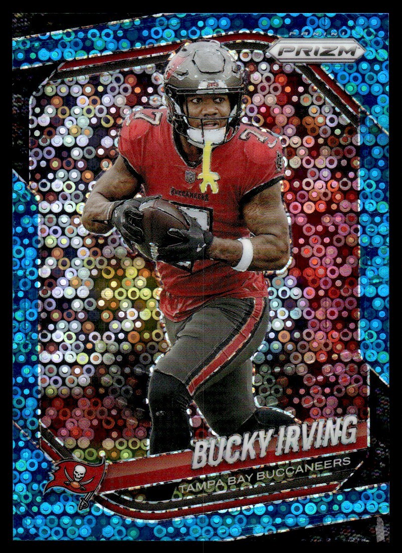 2025 Panini Prizm No Huddle Blue Bucky Irving 078/125 Tampa Bay Buccaneers #169