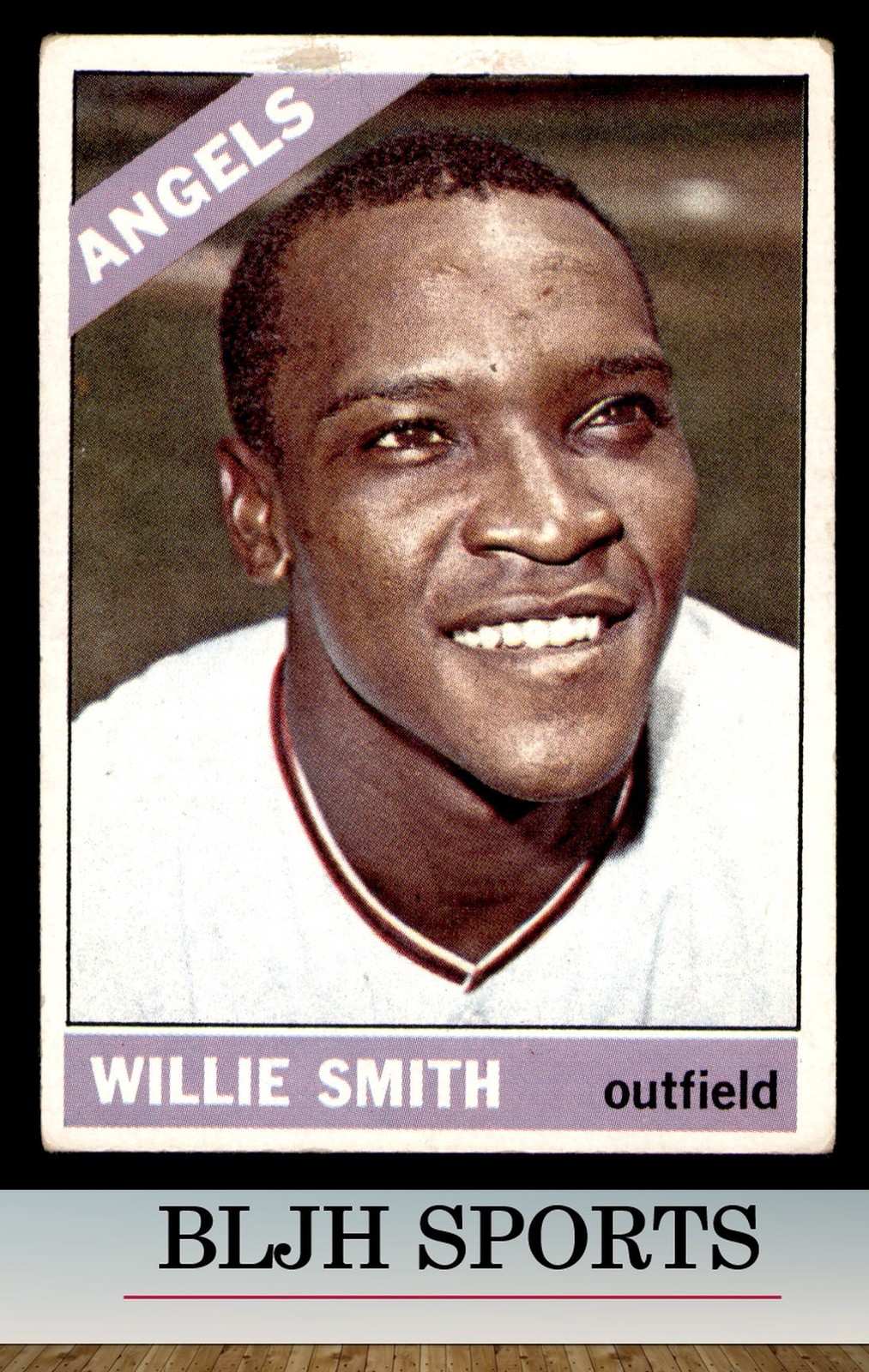 1966 Topps #438 Willie Smith California Angels (see pics)