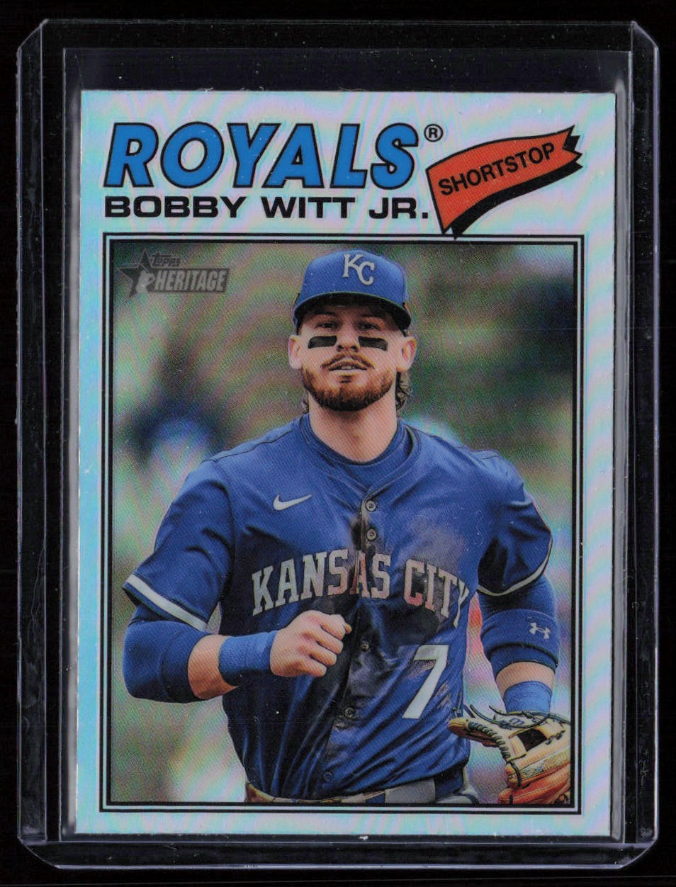 2026 Topps Heritage #160 Bobby Witt Jr. Chrome Refractors