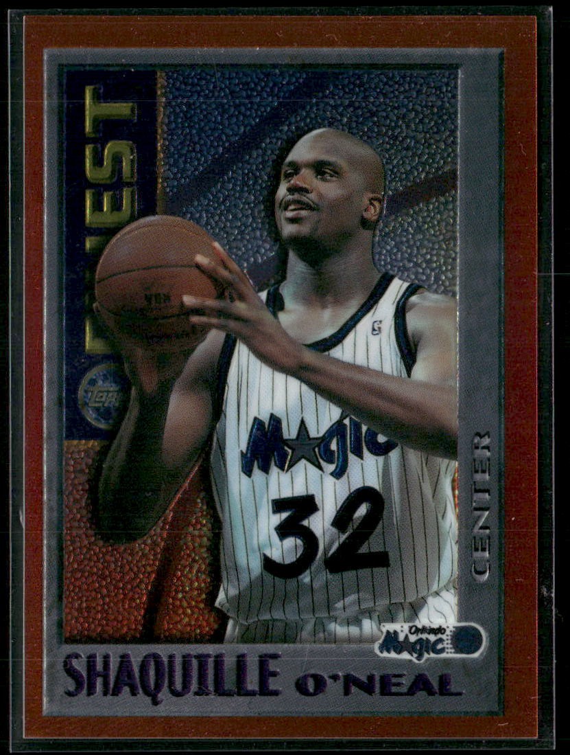 1995-96 Finest #M22 Shaquille O’Neal Mystery