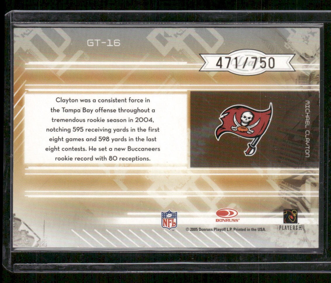 2005 Leaf Certified Materials #GT-23 Priest Holmes Gold Team #/750