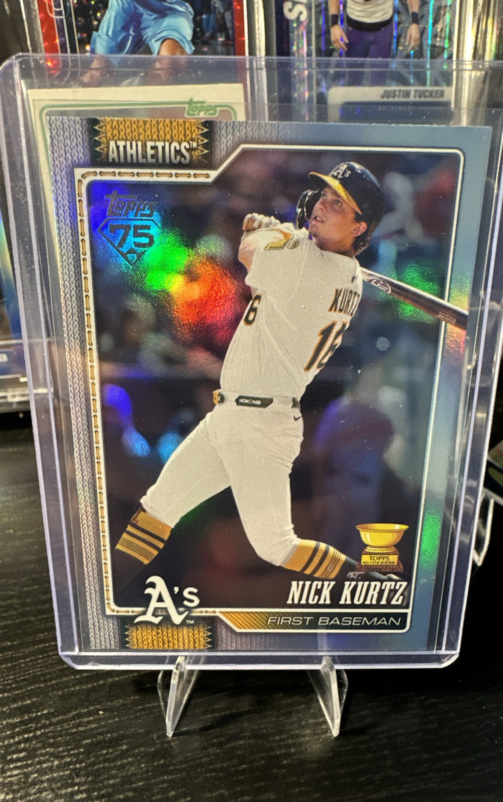 2025 Topps Update Series – Nick Kurtz #US201 Rainbow Foil (RC)