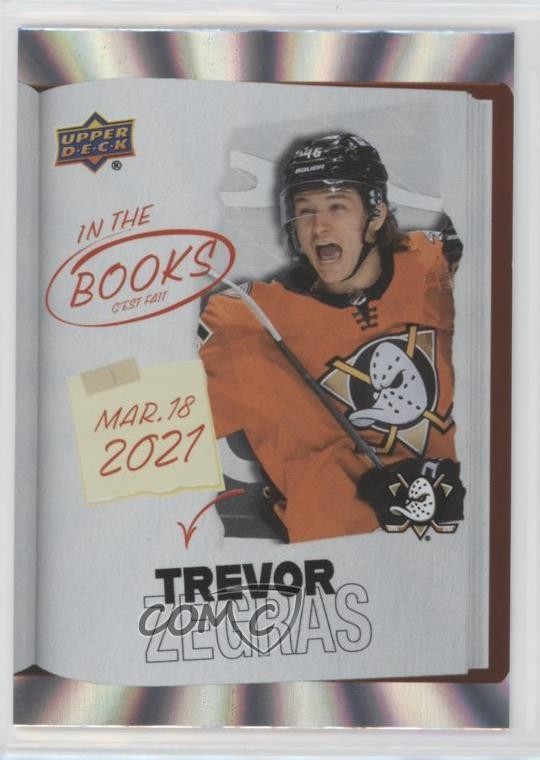 2024-25 Tim Hortons Retrospective Rookies In the Books Trevor Zegras #ITB-5 1o3v