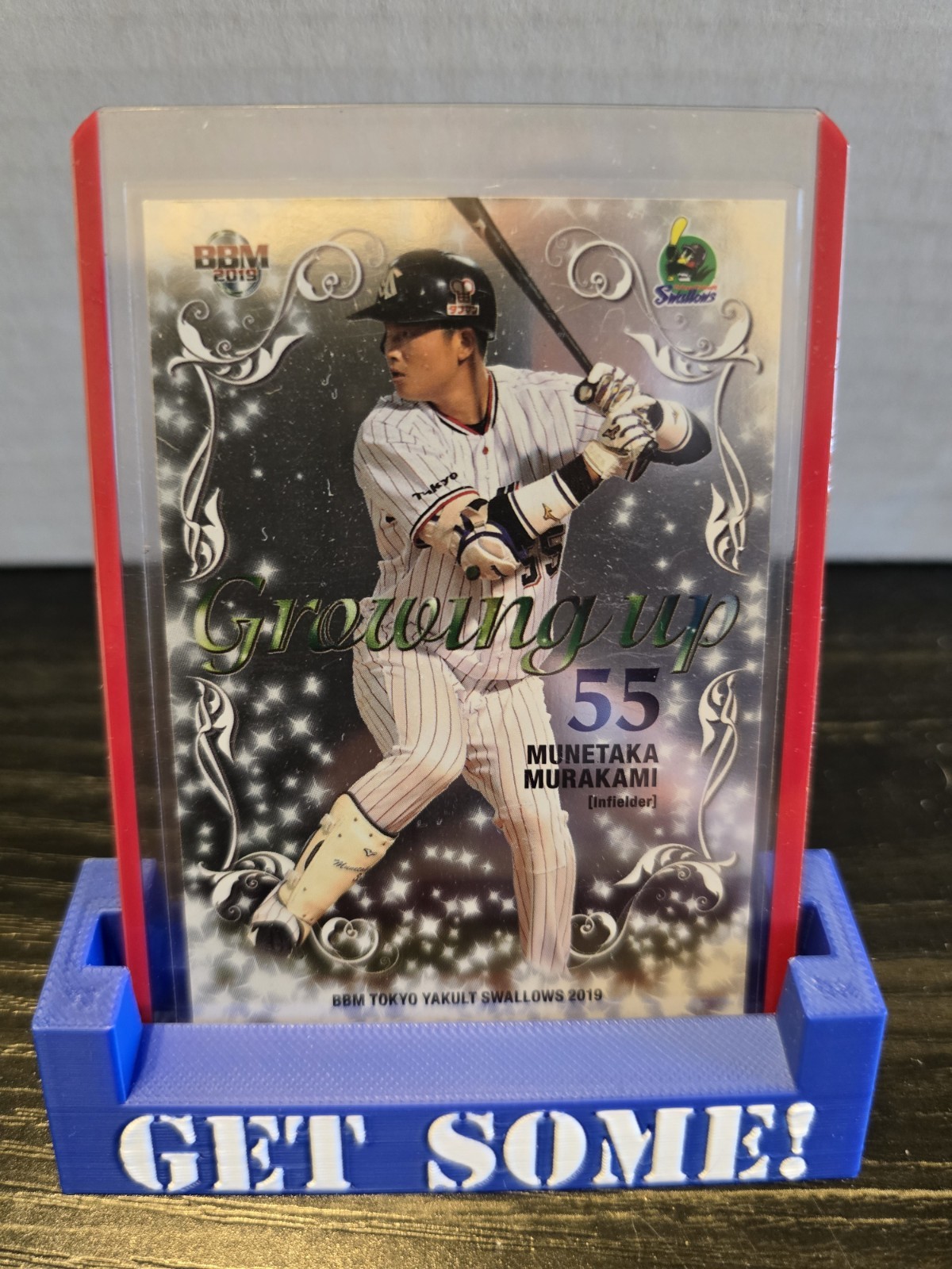 2019 BBM Munetaka Murakami Growing Up #GU3 Silver Tokyo Yakult Swallows RC