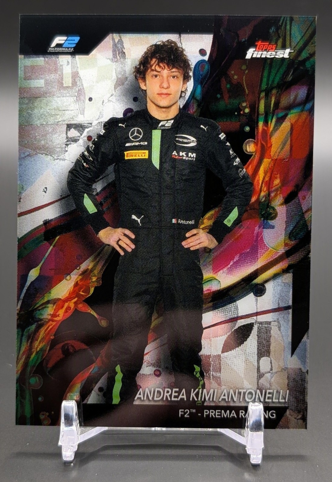 2024 Topps Finest Formula 1 F1 KIMI ANTONELLI #22 Common Portrait SP MERCEDES