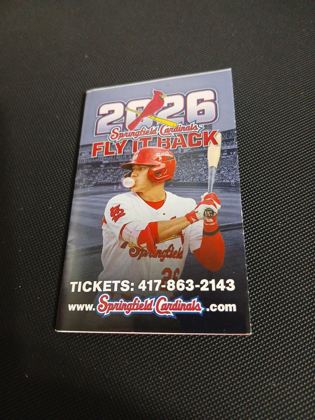 JJ Weatherholt – Springfield Cardinals 2026 pocket schedule
