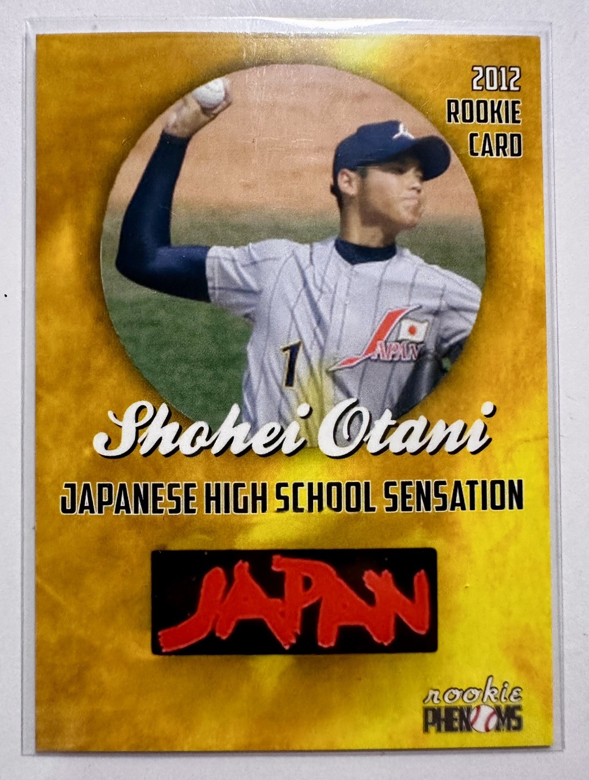 Rookie Phenoms Shohei Otani Japanese High School Sensation Rookie 2012 Card