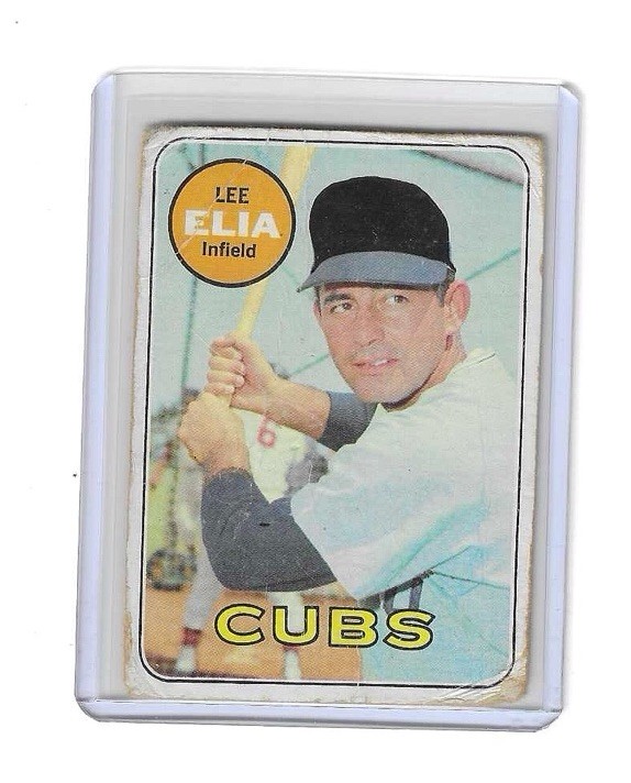 1969 Topps Lee Elia #312 LOW GRADE