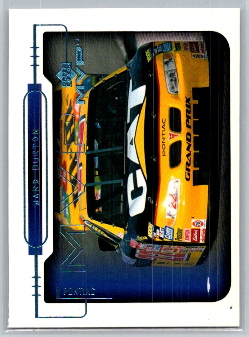 💎2000 Upper Deck MVP #56 Ward Burton – Bill Davis Racing💎
