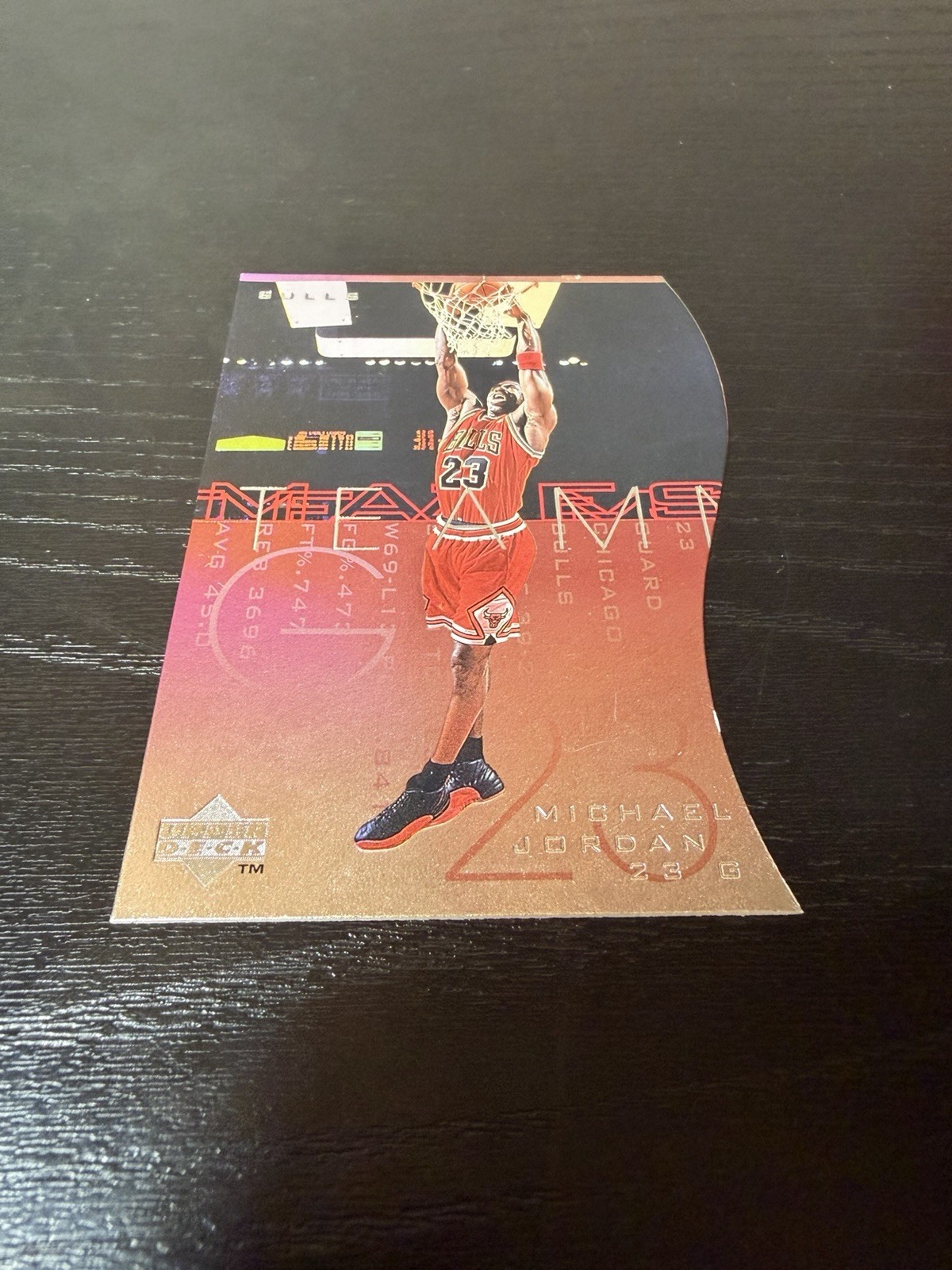 Michael Jordan Upper Deck 1997 Teammates Insert #T7 Chicago Bulls NBA
