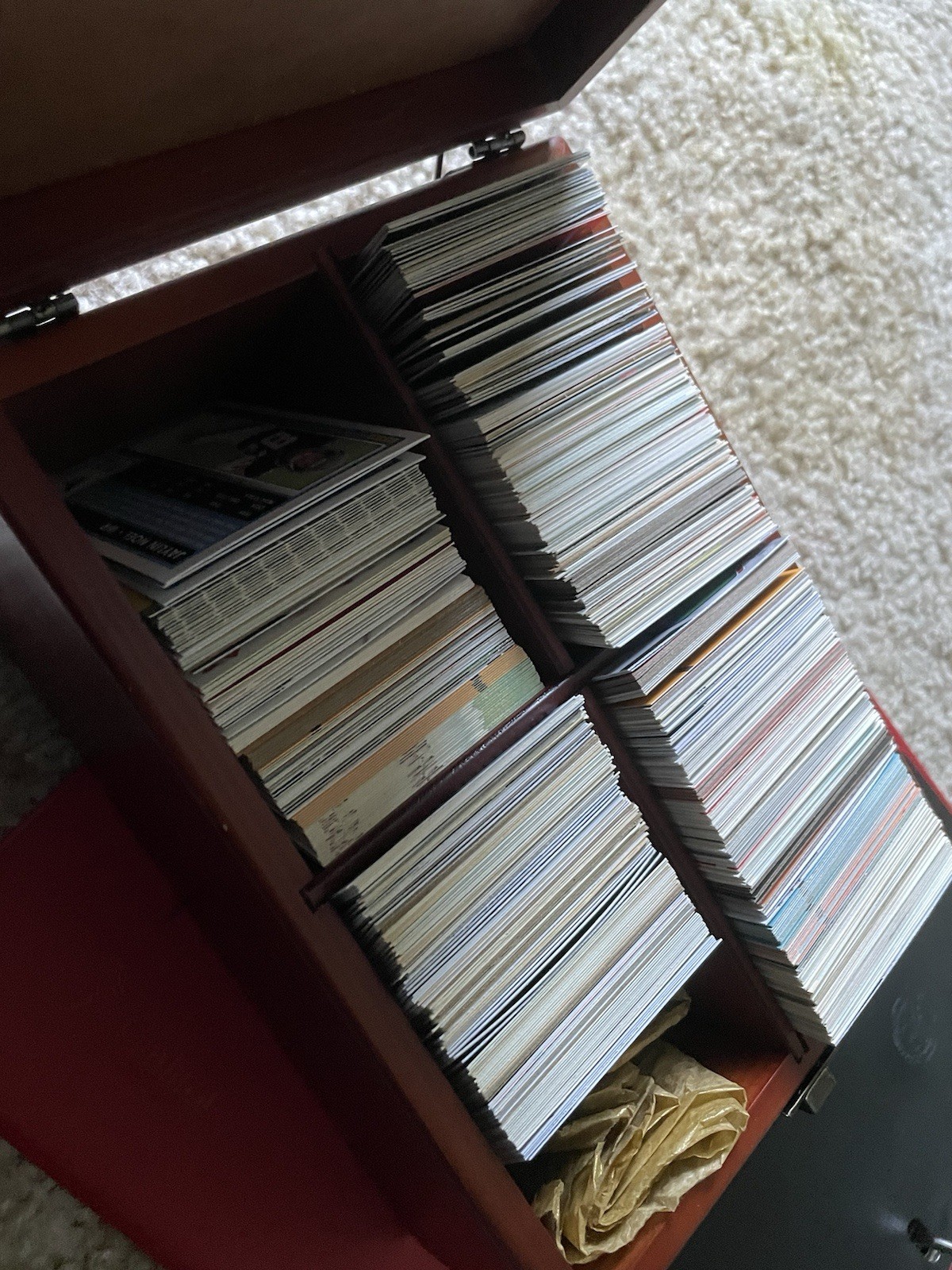 Amazing MLB Card Collection 60s 80s 90s 2000s With Vintage Card Box