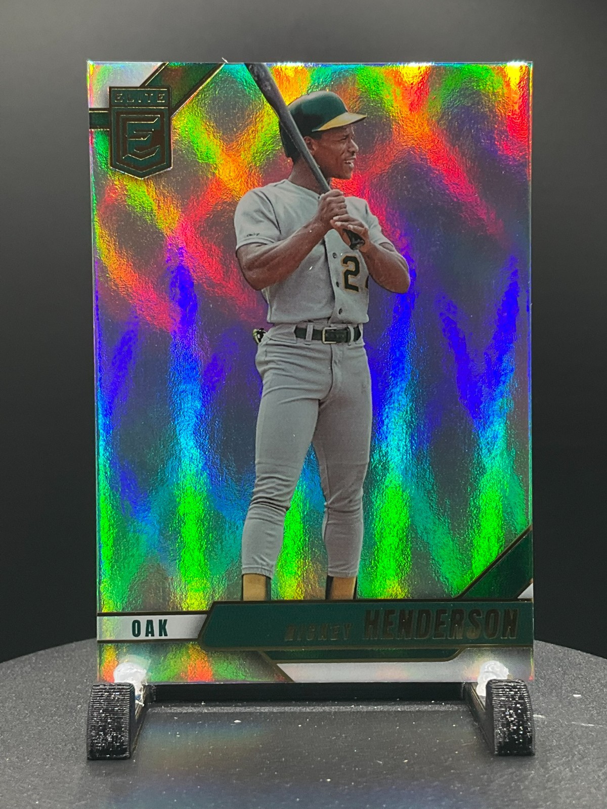 2026 Donruss Elite Baseball #67 Rickey Henderson, Oakland A’s