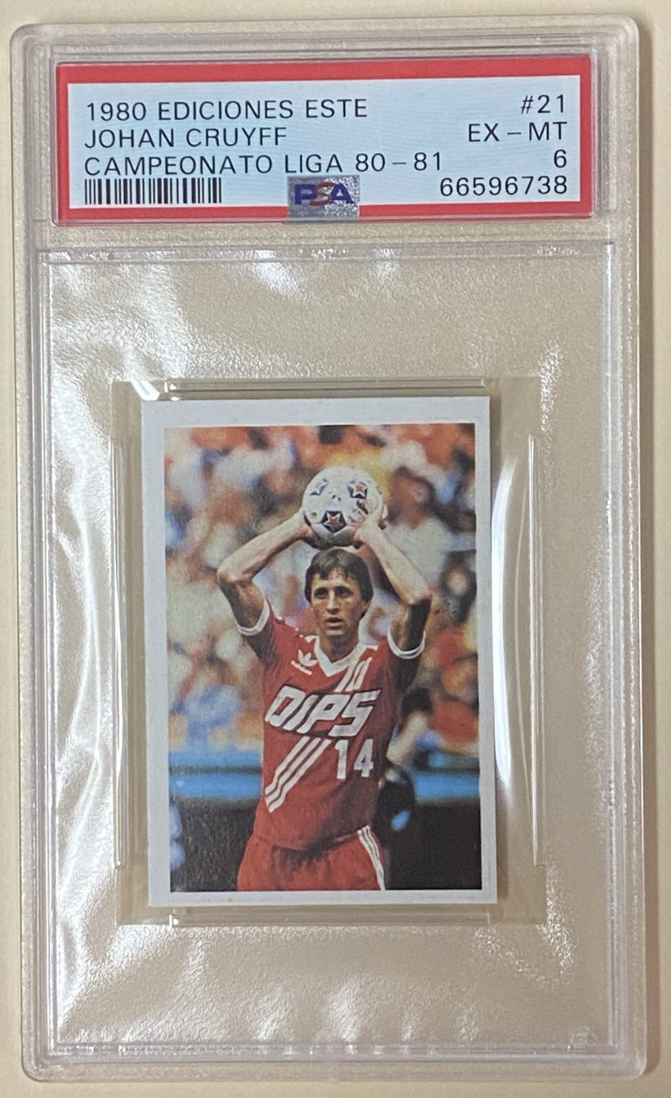 1980-1981 EDICIONES ESTE JOHAN CRUYFF PSA 6