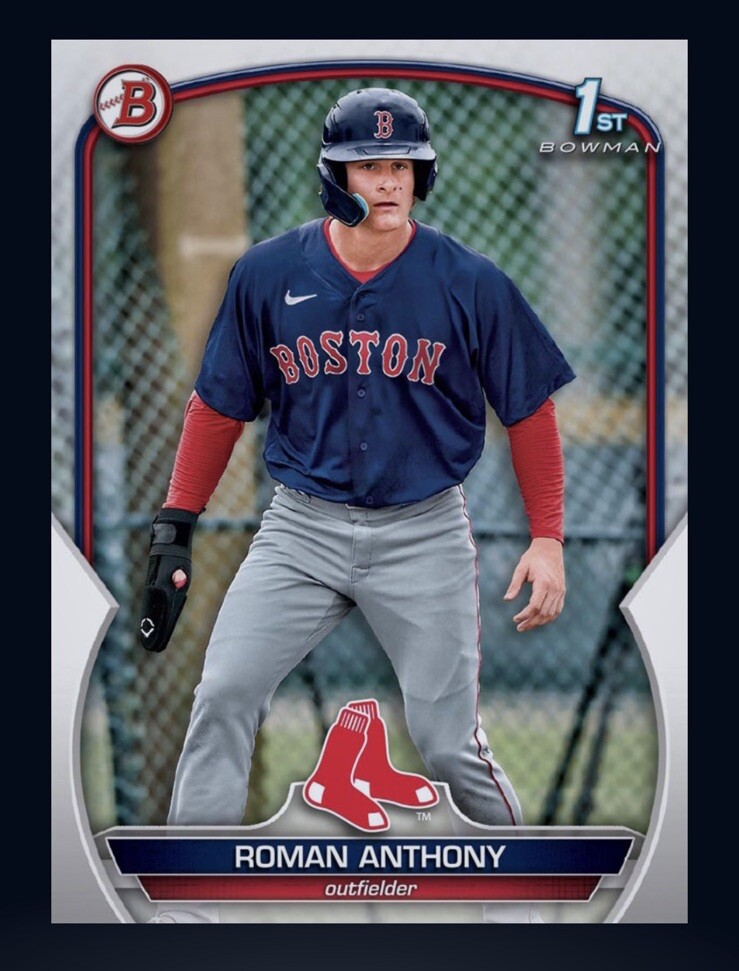 2023 Bowman Chrome 1st Prospect Rookie – ROMAN ANTHONY (TOPPS Bunt Digital Card