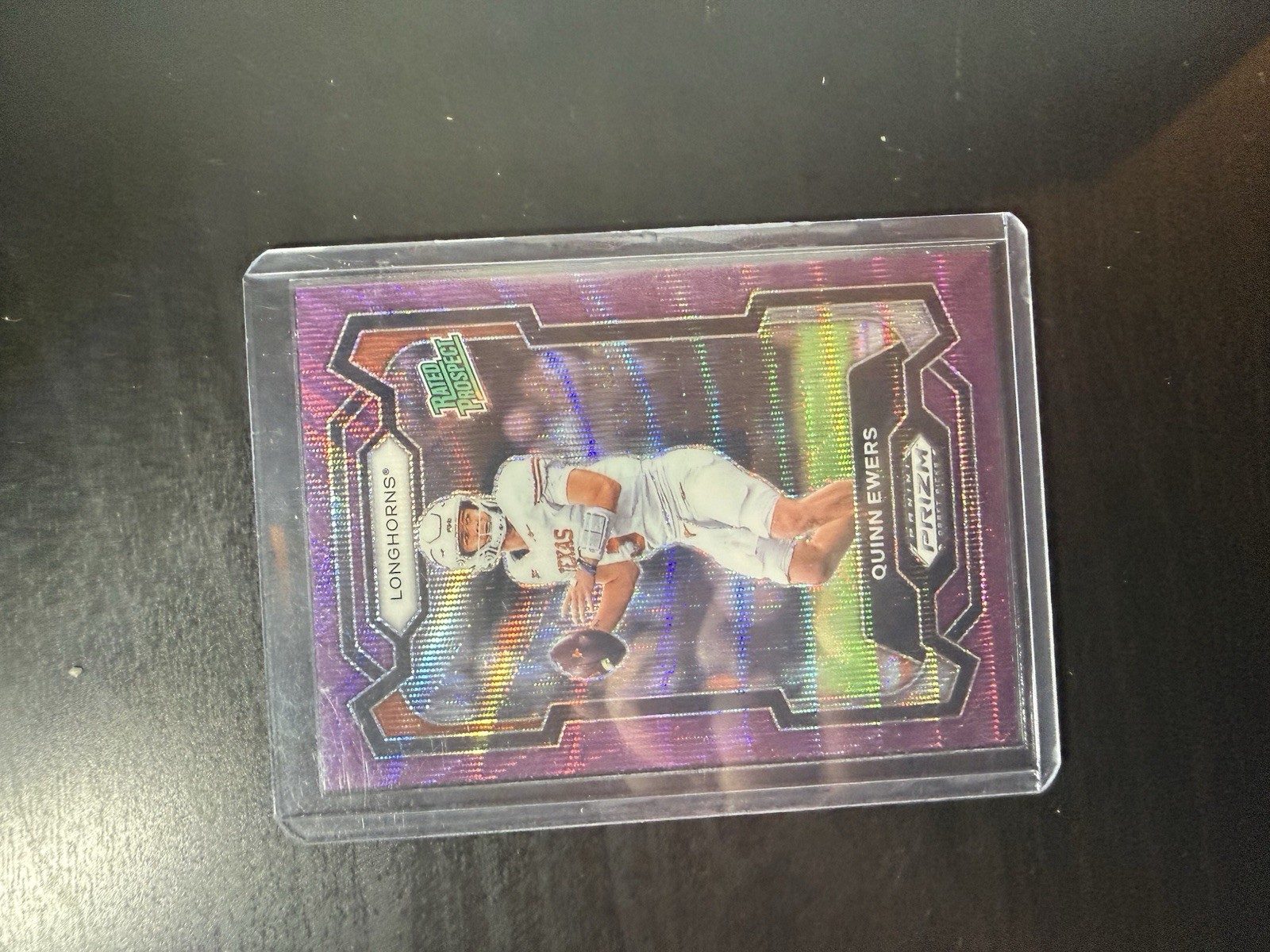 2024 Panini Prizm Draft Picks – Rated PQuinn Ewers #191 Purple Wave Prizm (RC)