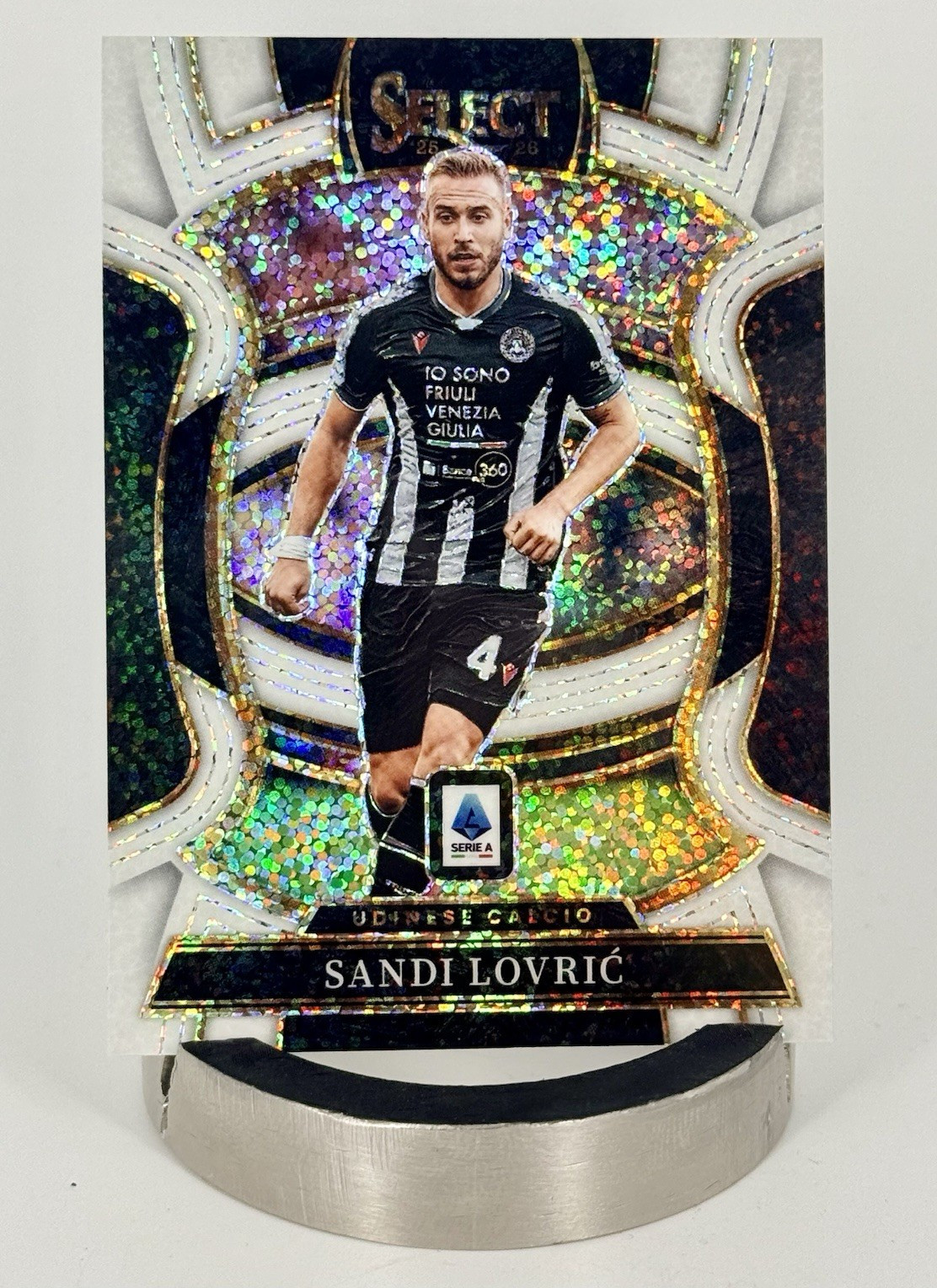 2025-26 Panini Select Serie A 60 Sandi Lovrić White Sparkle