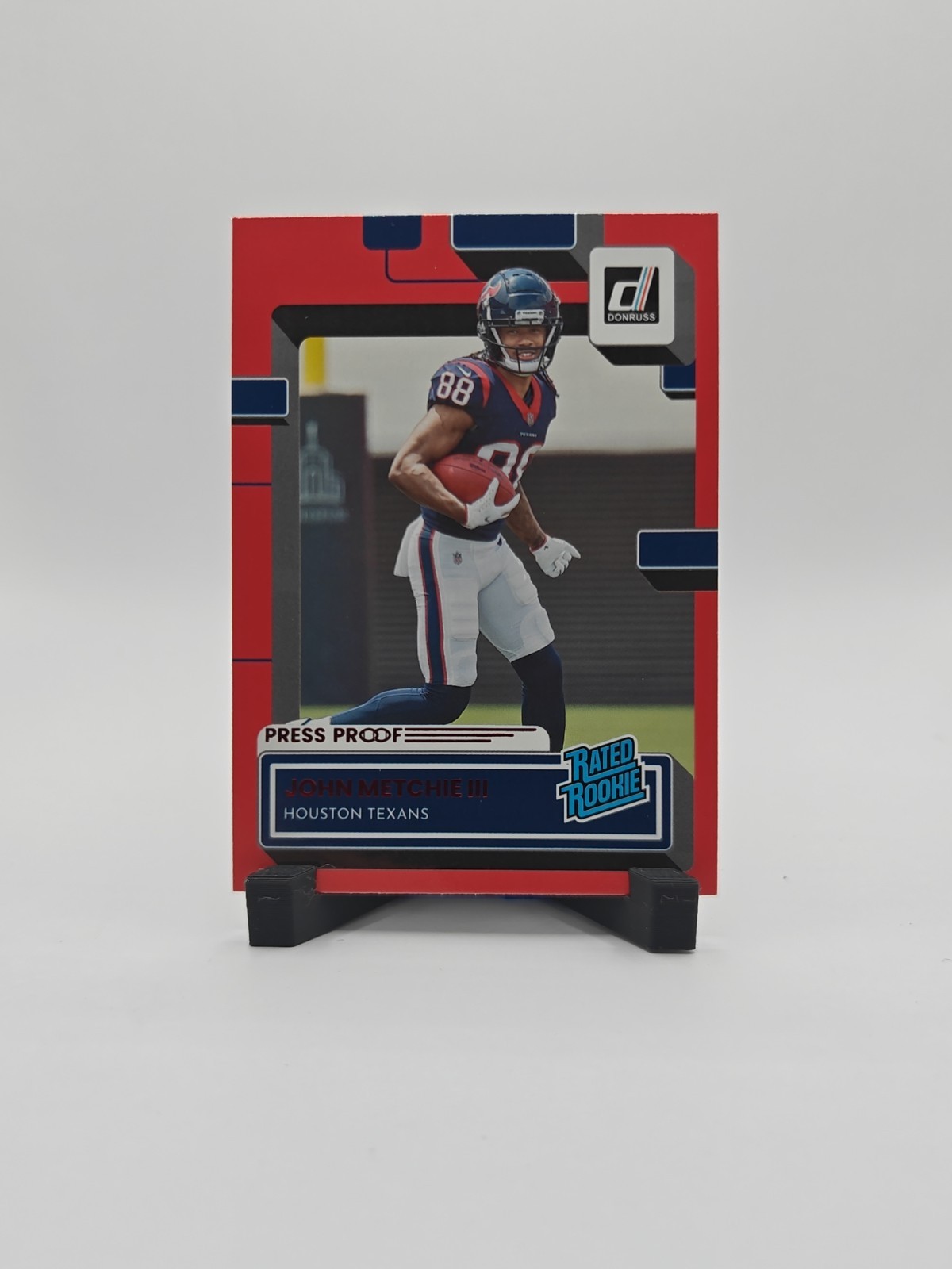 2022 Panini Donruss — John Metchie III Rated Rookie Red Press Proof #317