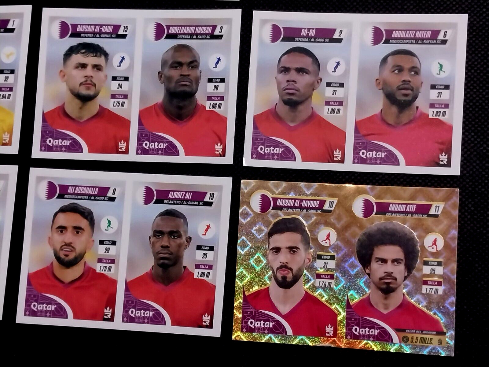 2022 3R Qatar World Cup FIFA – E04 QATAR SOCCER TEAM Full Sticker