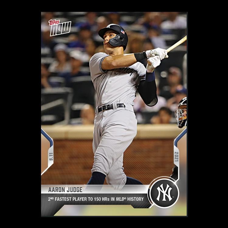 Aaron Judge – 2021 MLB Topps Now Card 795 – Print Run: 1,060 New York Yankees