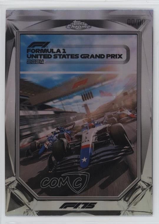 2025 Topps Chrome Formula 1 F1 Diamond Drives UNITED STATES GRAND PRIX 2024 1p9r